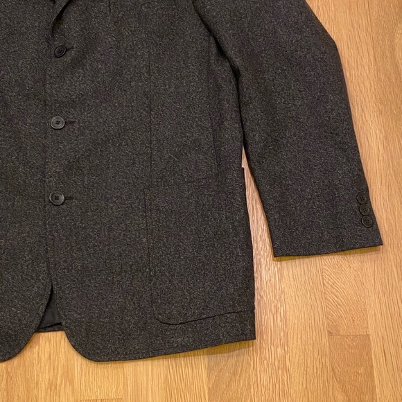 Bachrach Mens Charcoal Wool 3 Button Blazer  / Mens Size L 42 - Picture 5 of 15